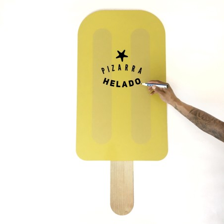 Pizarra Helado