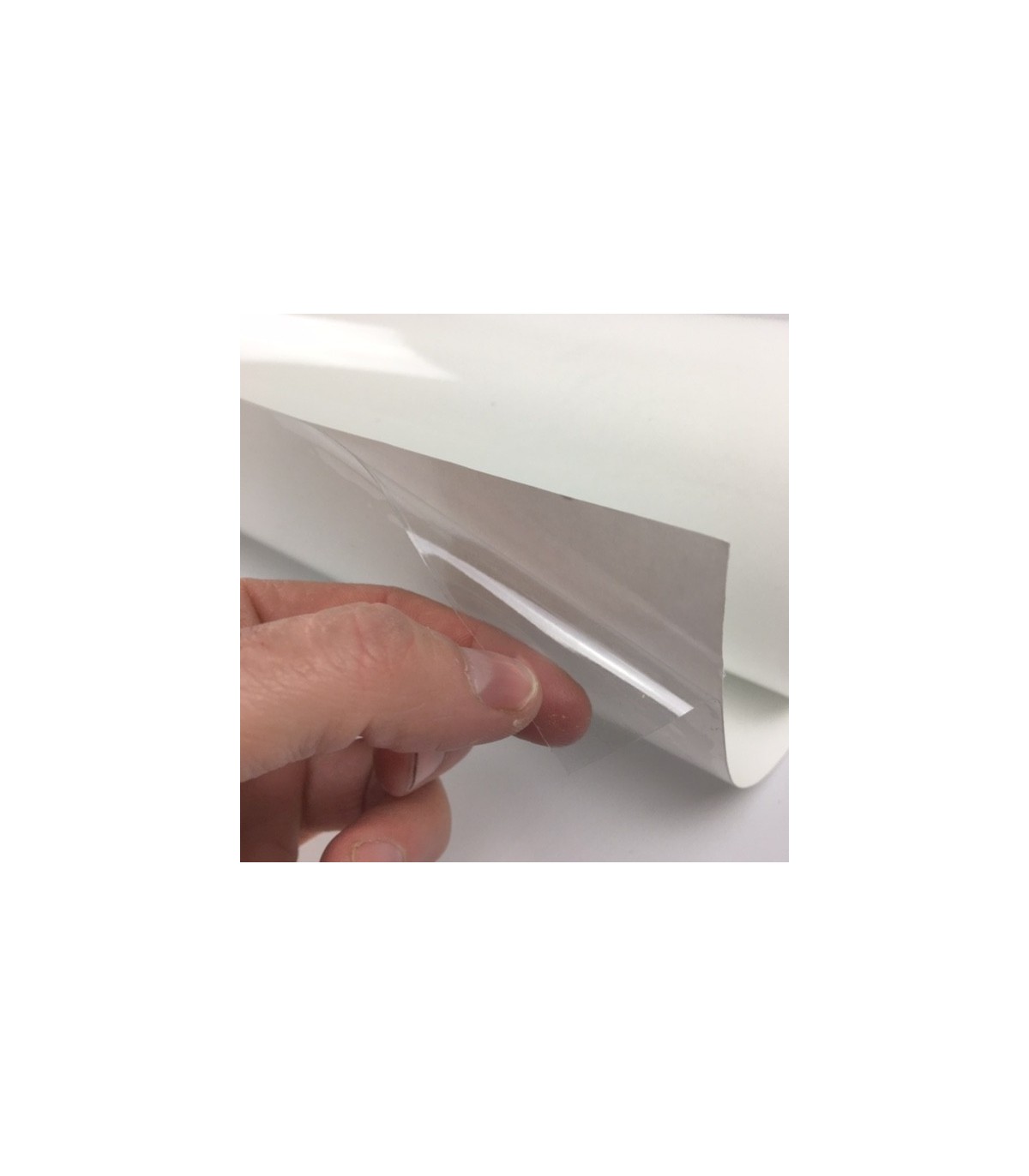 Pizarra adhesiva transparente para rotuladores de borrado en seco