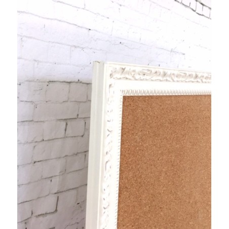 Corcho marco vintage blanco