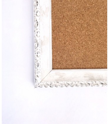 Marco de corcho blanco - 80 x 60 cm por 9,95 €