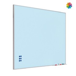 Pizarra cristal colores con marco