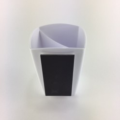 Elegante cubilete portarotuladores magnético para pizarra o armarios