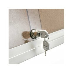 Vitrina de anuncios corcho móvil