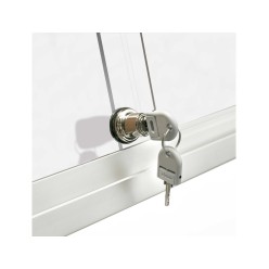 vitrina de anuncios magnética móvil