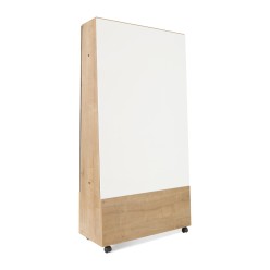 Descubre el nuevo mueble con pizarra a 2 caras con ruedas