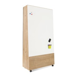 Descubre el nuevo mueble con pizarra a 2 caras con ruedas