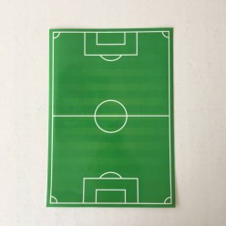 Pizarra adhesiva campo futbol