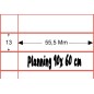 Planning Anual magnético Colores, marco aluminio Planning Anual magnético Colores, marco aluminio