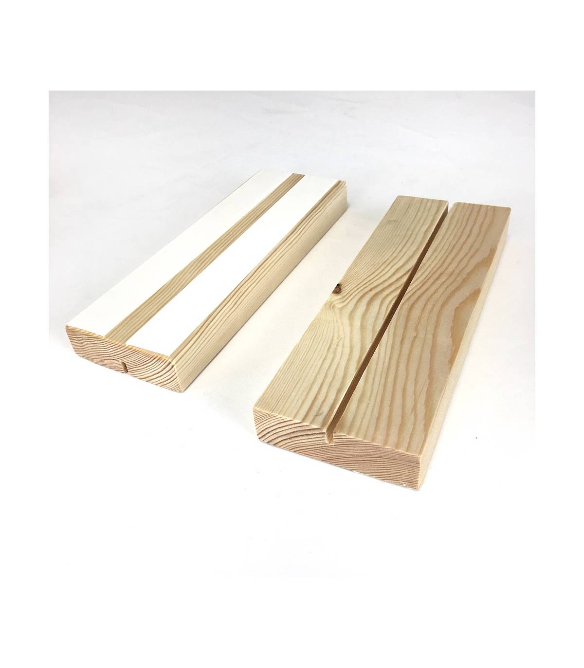 Base de madera para paneles y metacrilato
