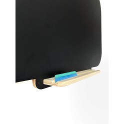 Pizarra tiza de diseño fabricada en materiales naturales  y duraderos