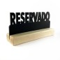 Pizarra Cartel Reservado Mesa Pizarra Cartel Reservado Mesa