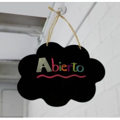 PIZARRA NUBE ABIERTO CERRADO