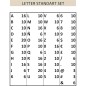 Soporte Riel letras intercambiables Soporte Riel letras intercambiables