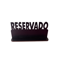 Pizarra cartel reservado para mesas económico para restaurantes