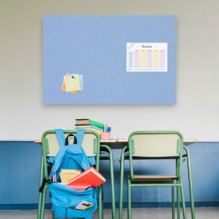 Panel anuncios para uso con pines o chinchetas en divertido colores.