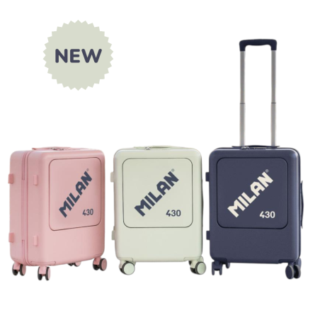Maleta Rígida Milán Goma 430: El Icono del Diseño en tu Equipaje. ¡Viaja con Estilo!