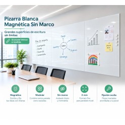 Pizarra Blanca Magnética Sin Marco 3 mm | Alapizarra