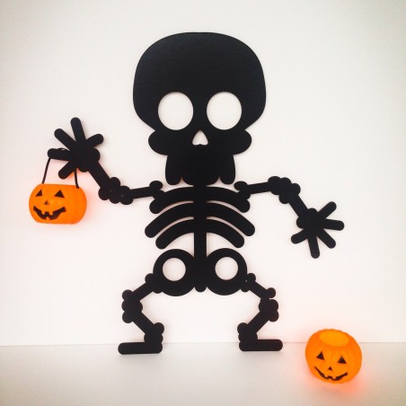 Pizarra Haloween Huesitos