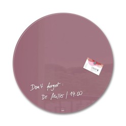 Pizarra Circular Roja