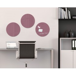 Pizarra Circular Roja