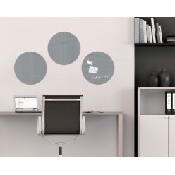 Pizarra Circular Gris